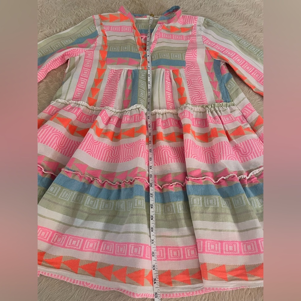 Colorful Geometric Mini Dress - Picture 9 of 12